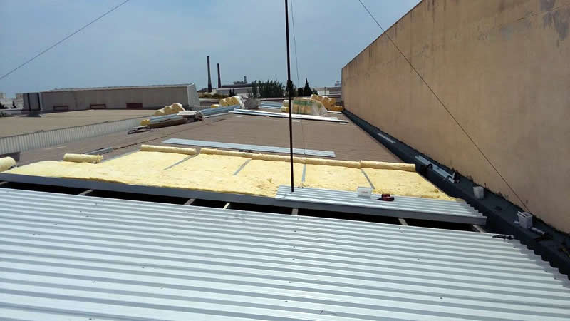 Doblado cubierta Mercabarna - grup Casobi